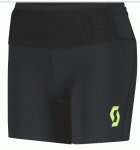 PANTALONCINI DA DONNA SCOTT RC RUN ADERENTI black/yellow