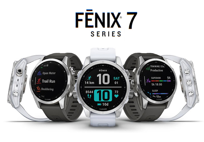 vendita online i nuovi Garmin: Fenix 7S, Fenix 7 e Fenix 7x nella versione Standard, Solar e Solar Sapphire.