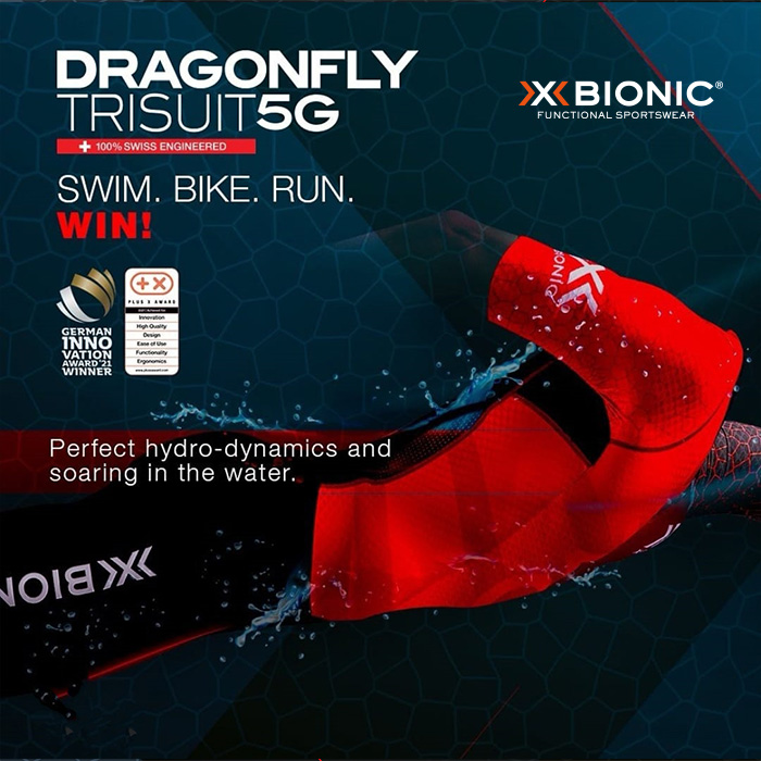 Vendita online BODY X-BIONIC DRAGONFLY TRISUIT 5G MEN con uno sconto del 5% sul prezzo