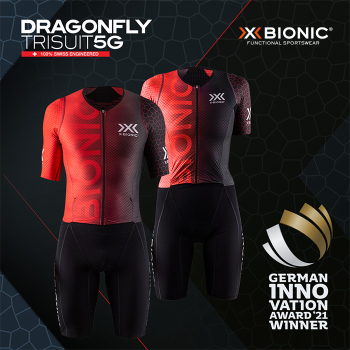 Vendita X-Bionic Body Dragonfly Trisuit 5G con sconto